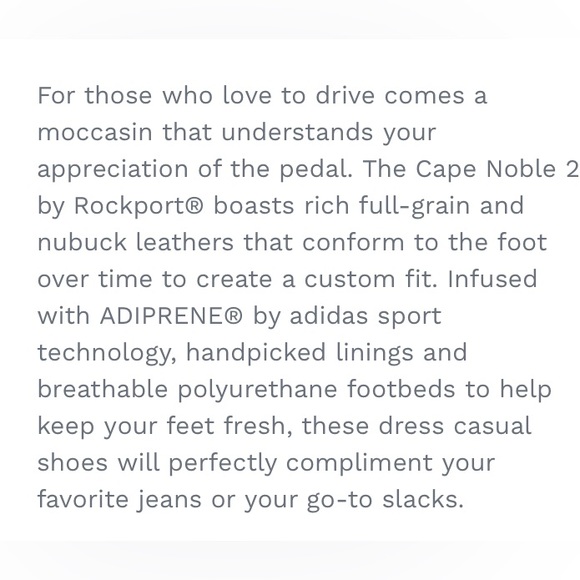 Rockport adiprene by adidas “Cape Noble 2” washable brown loaefers - Picture 8 of 13